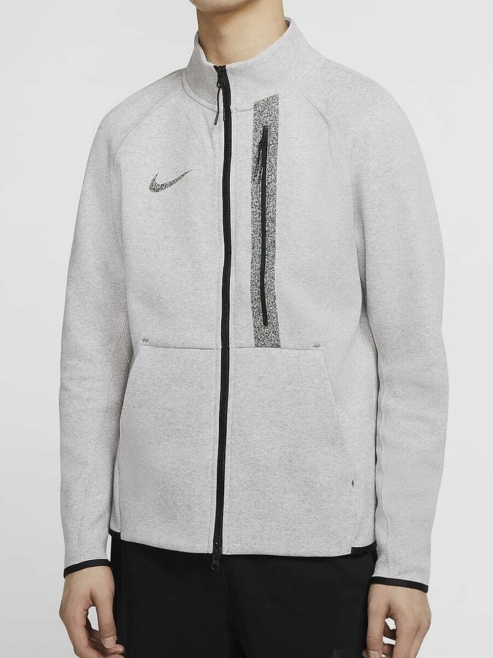 Nike 50 Tech Fleece Gray Jacket CJ4500-902 Size L  NWT